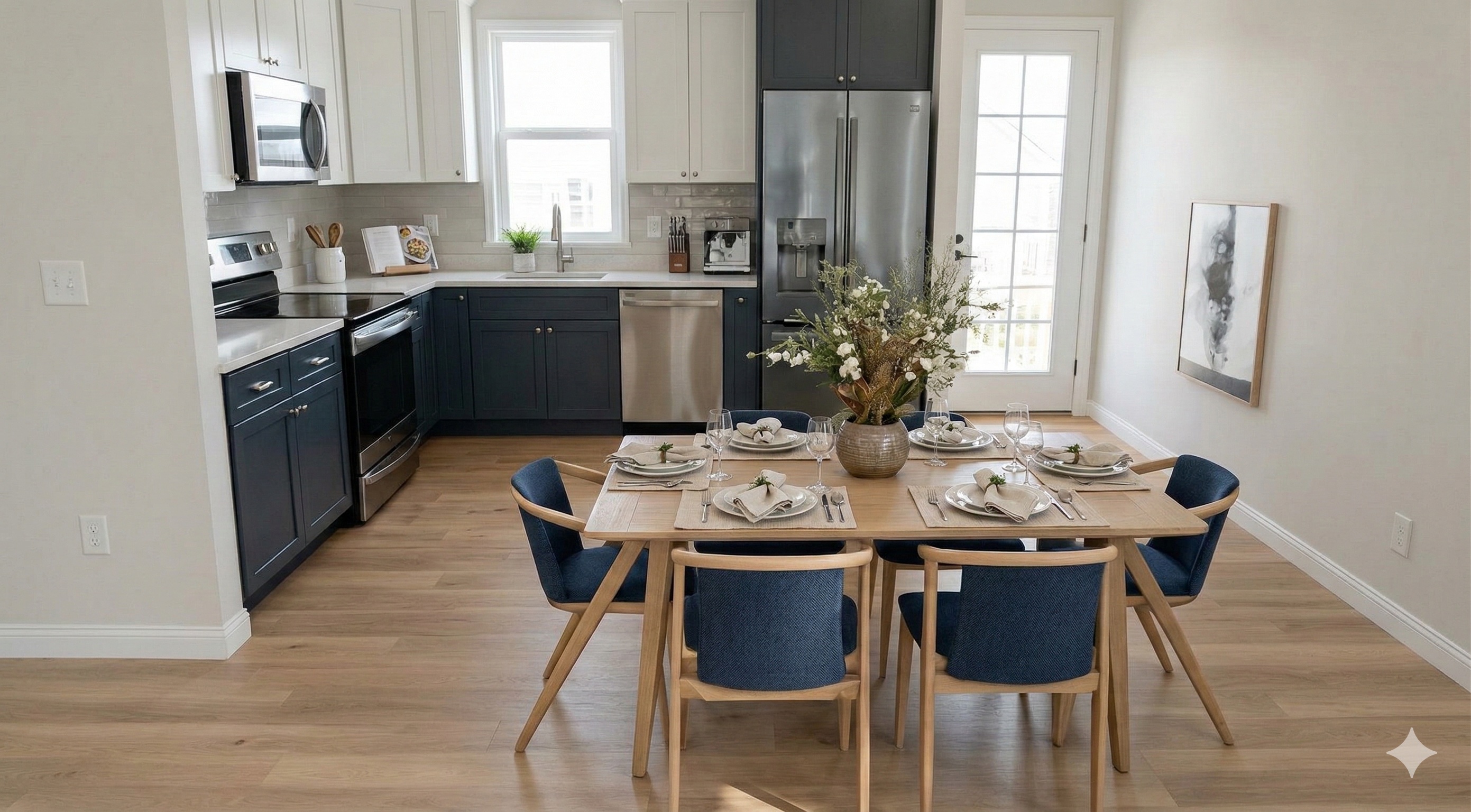 Walker's Landing kitchen and dining